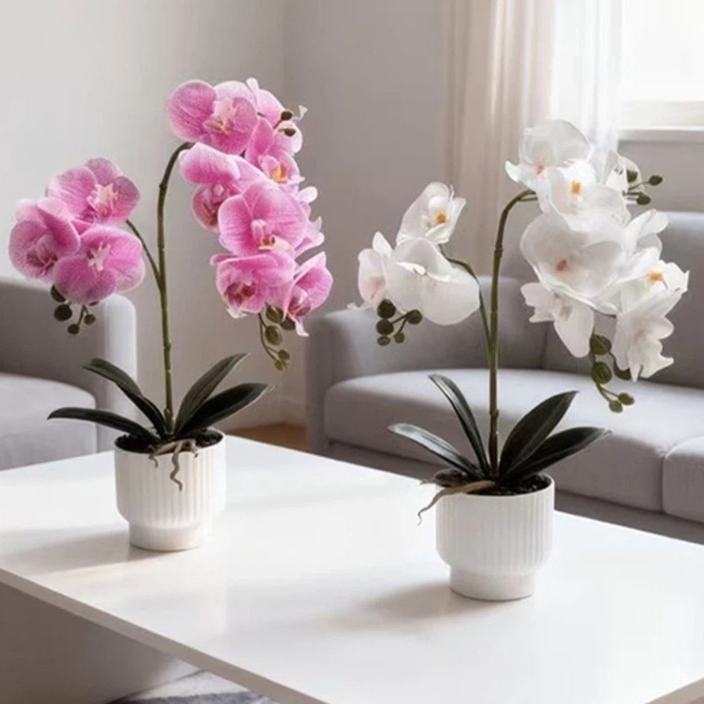 Orchid Potting Mix - نبات الأوركيد الاصطناعي متعدد الأزهار مع