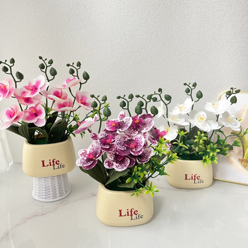 Orchid Potting Mix - زهرة الأوركيد الاصطناعية الأنيقة على الطراز