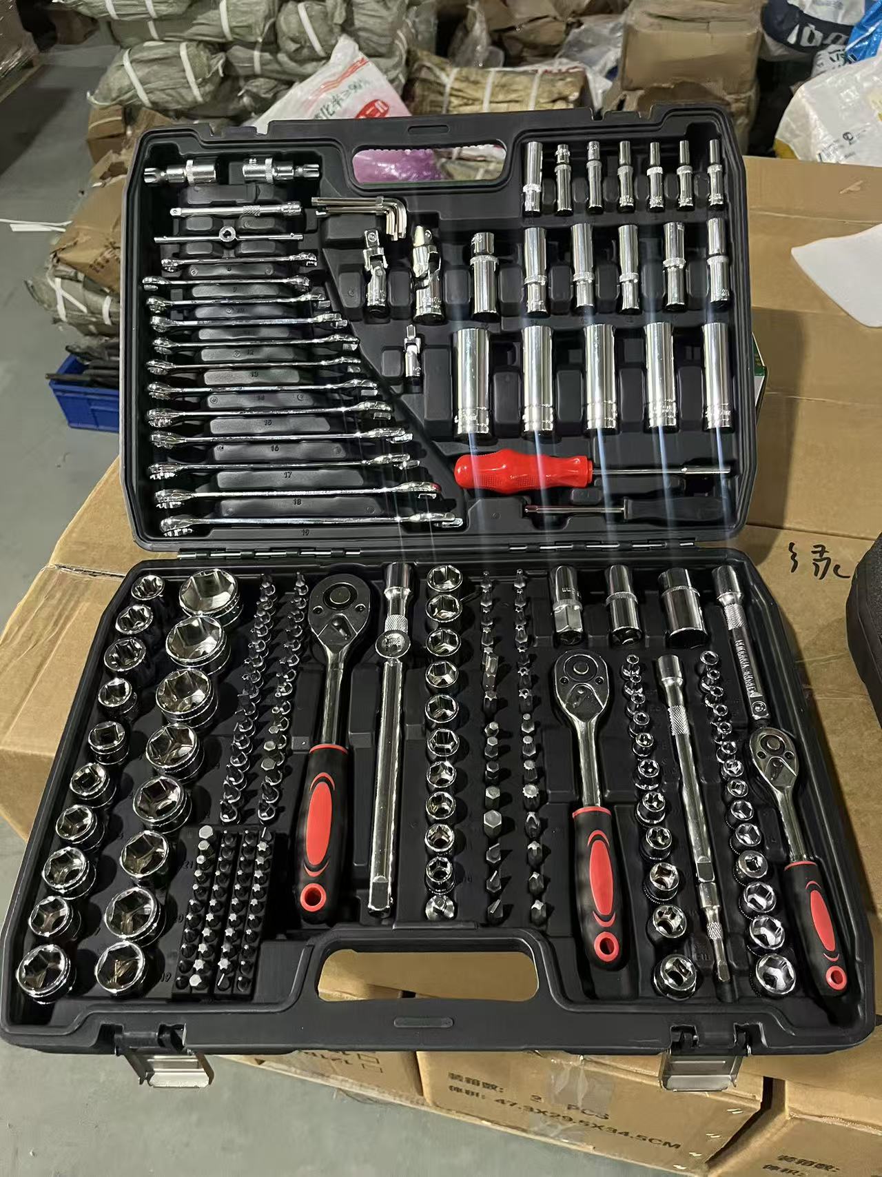 Gardening Tools Repair - طقم أدوات إصلاح السيارات 216 قطعة،