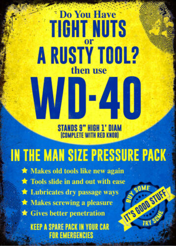 Gardening Tools Vintage - خمر الرجعية WD40 رذاذ المرآب أداة
