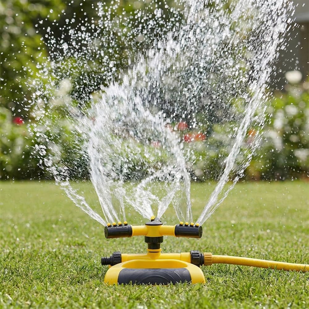 Gardening Tools Water - رشاش مياه دوار أوتوماتيكي 360 درجة