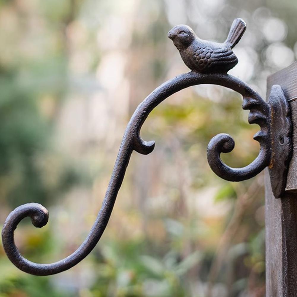 Gardening Tools Vintage - خطافات حائط معدنية على شكل قفص