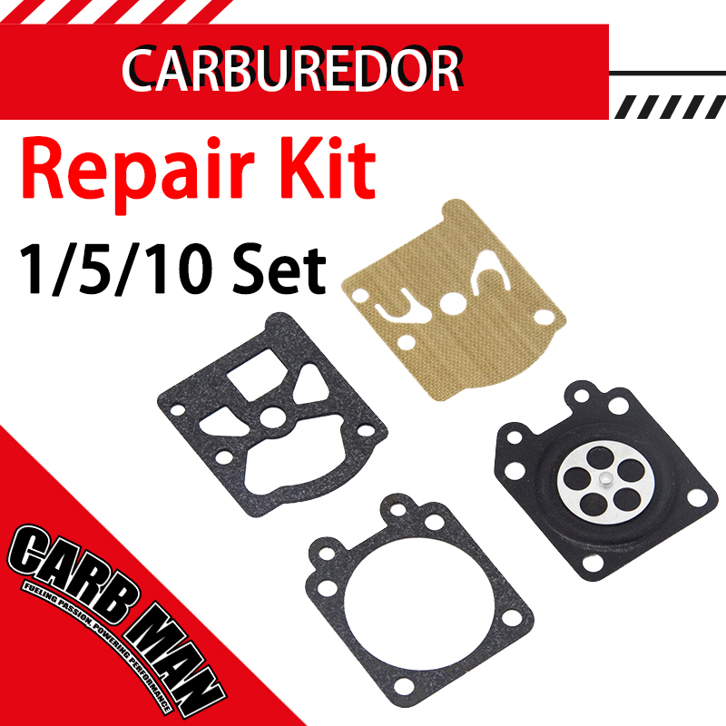Gardening Tools Repair - طقم إصلاح أغشية الكاربراتير لمنشار السلسلة،