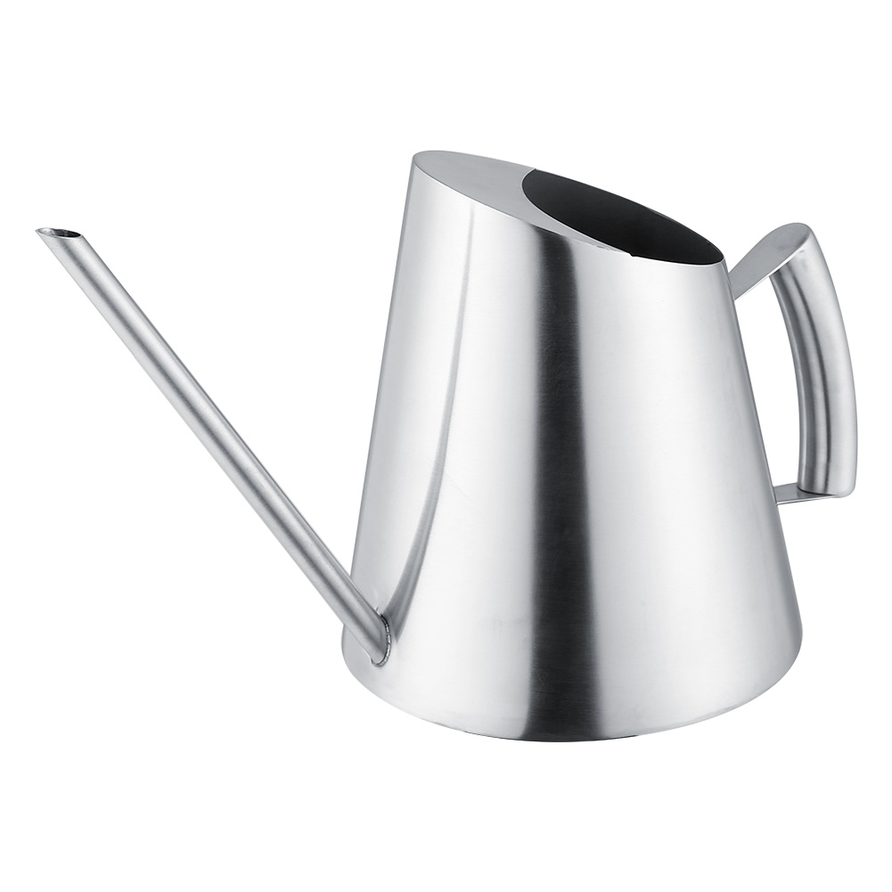 Watering Can Long Spout - 1.5L الفولاذ المقاوم للصدأ مسقاة زهرة