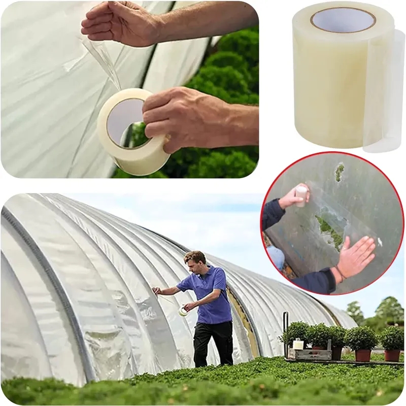 10 متر الدفيئة فيلم شريط لاصق  - مراجعة Gardening Tools Repair وسعره