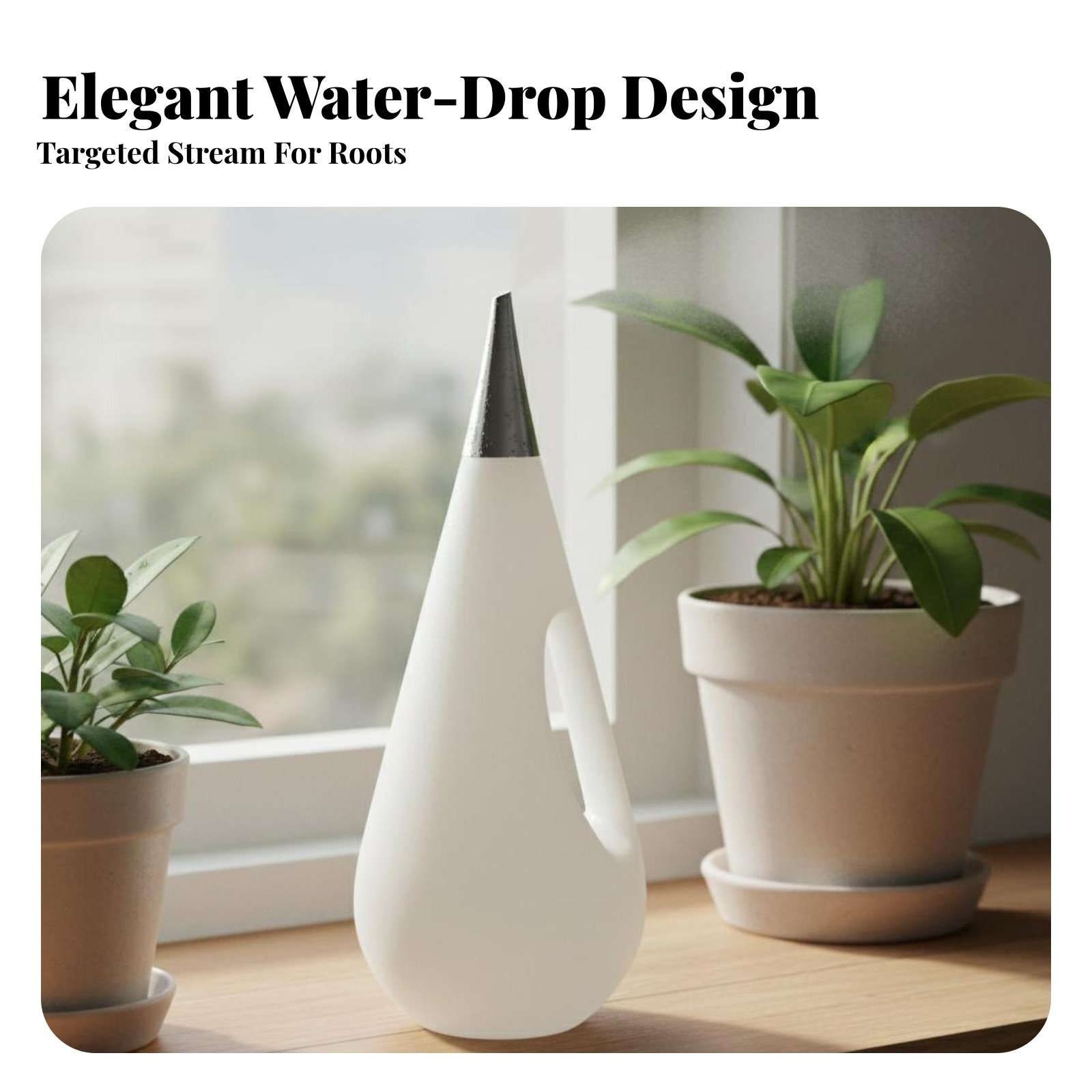 إبريق سقي على شكل دمعة بسعة كب - مراجعة Watering Can Long Spout وسعره