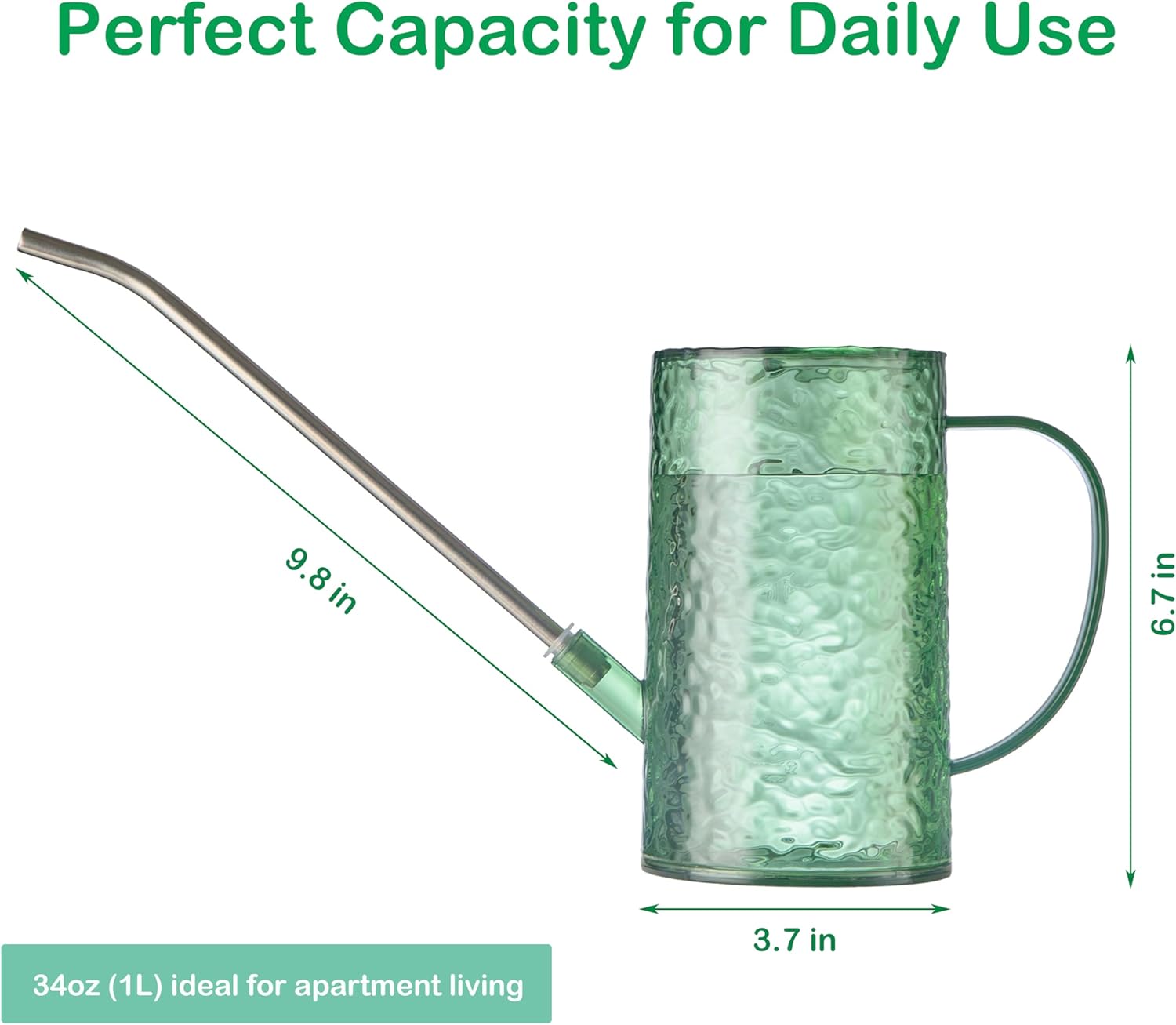 إبريق سقي صغير للنباتات الداخل - مراجعة Watering Can Long Spout وسعره