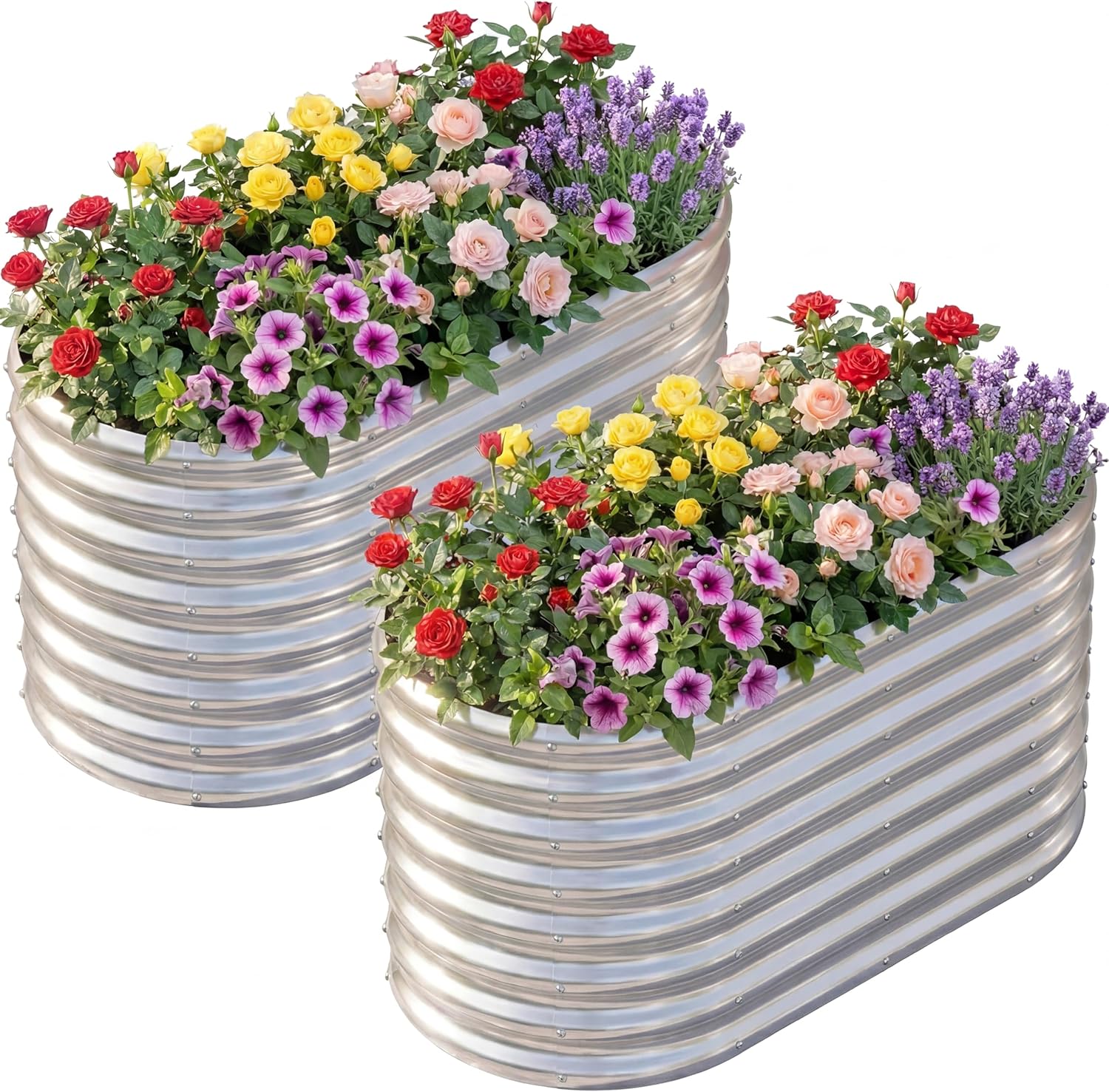 حوض زراعة مرتفع مجلفن للاستخدا - مراجعة Raised Bed Planter Box وسعره