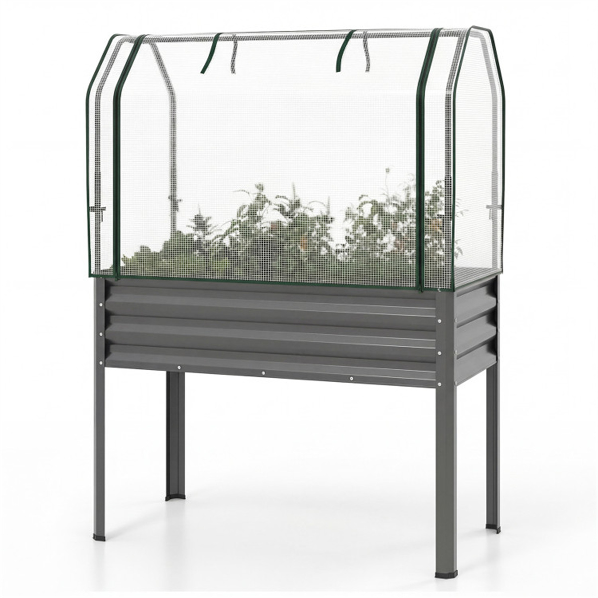 صندوق زراعة معدني مرتفع 3 في 1 - مراجعة Raised Bed Planter Box وسعره