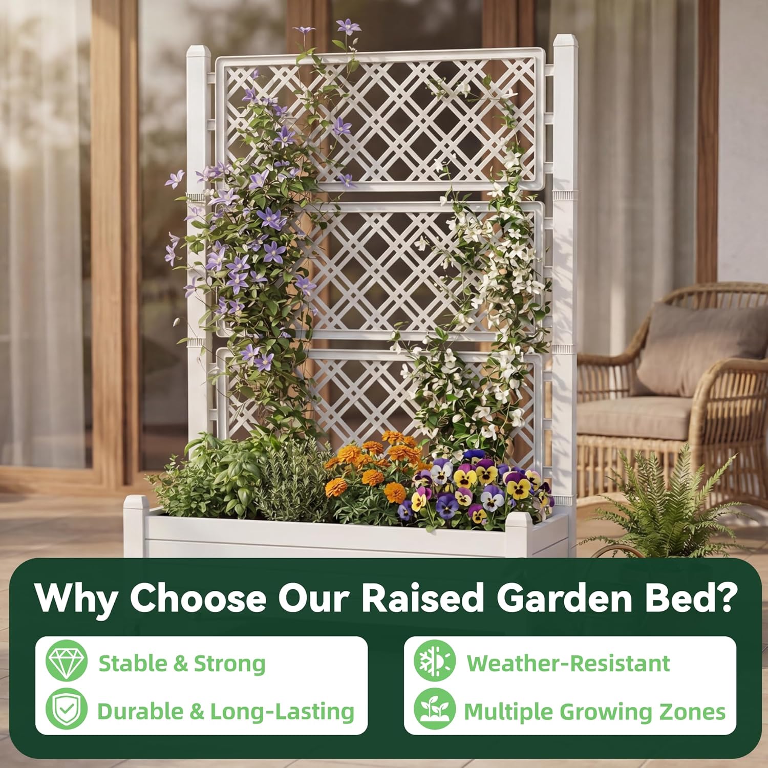 شبكة تهوية لحوض الزراعة المرتف - مراجعة Raised Bed Planter Box وسعره