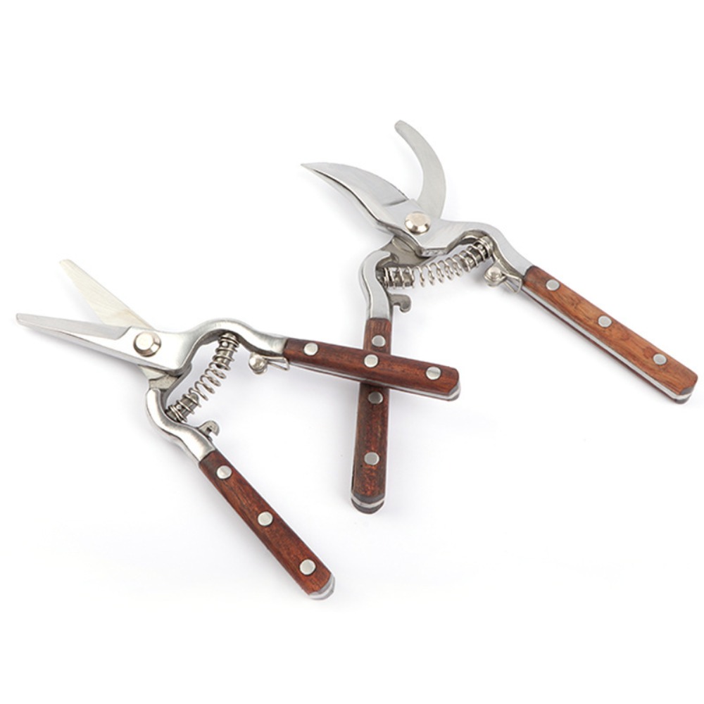 مقص تقليم حدائق بمقبض خشبي عتي - مراجعة Gardening Tools Vintage وسعره