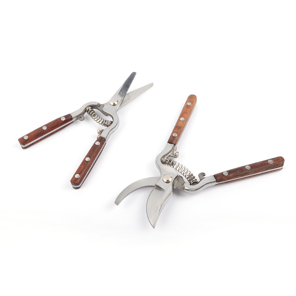 مقص تقليم حدائق بمقبض خشبي عتي - مراجعة Gardening Tools Vintage وسعره