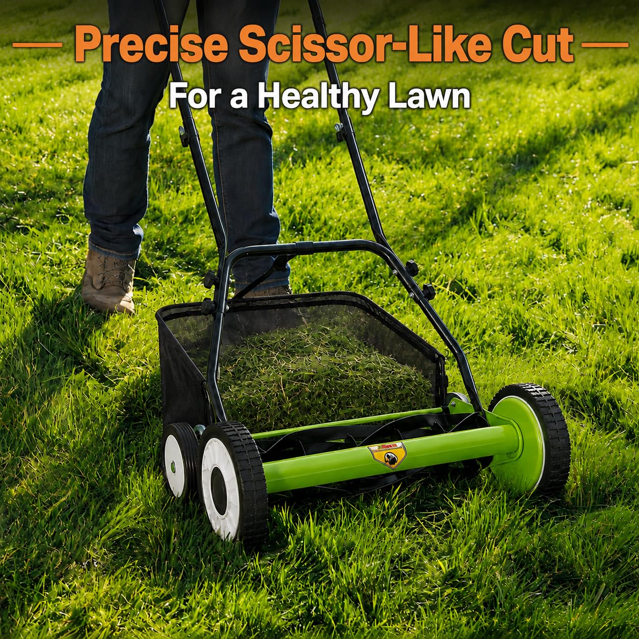 جزازة عشب يدوية بعجلات دفع مقا - مراجعة Gardening Tools Cutter وسعره