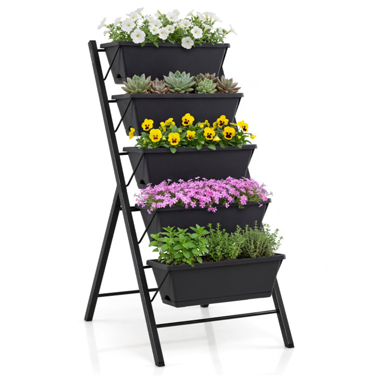 حديقة عمودية مرتفعة من 5 طبقات - مراجعة Raised Bed Planter Box وسعره