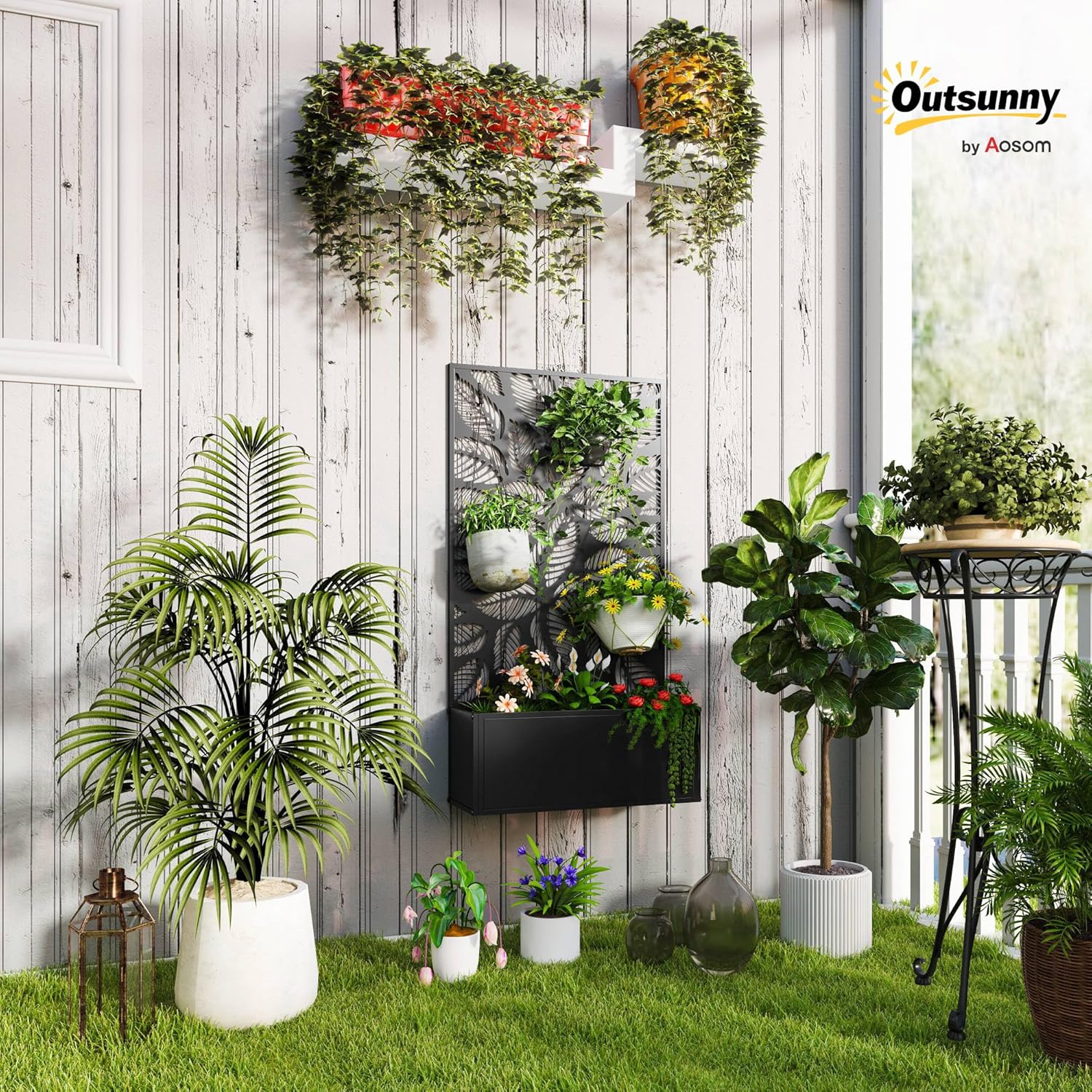 حوض زراعة معدني مرتفع مع شبكة  - مراجعة Raised Bed Planter Box وسعره
