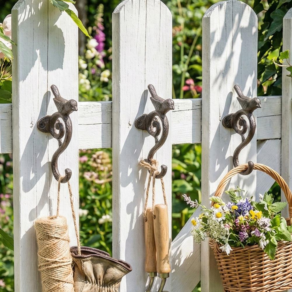 خطافات حائط معدنية على شكل قفص - مراجعة Gardening Tools Vintage وسعره
