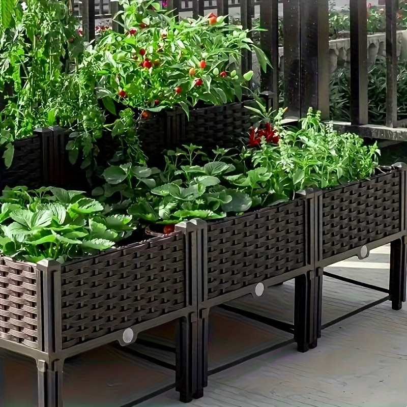 حوض زراعة مرتفع للحديقة، صندوق - مراجعة Raised Bed Planter Box وسعره